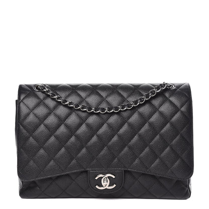 Chanel Caviar Quilted Maxi Double Flap Black 1 of 15