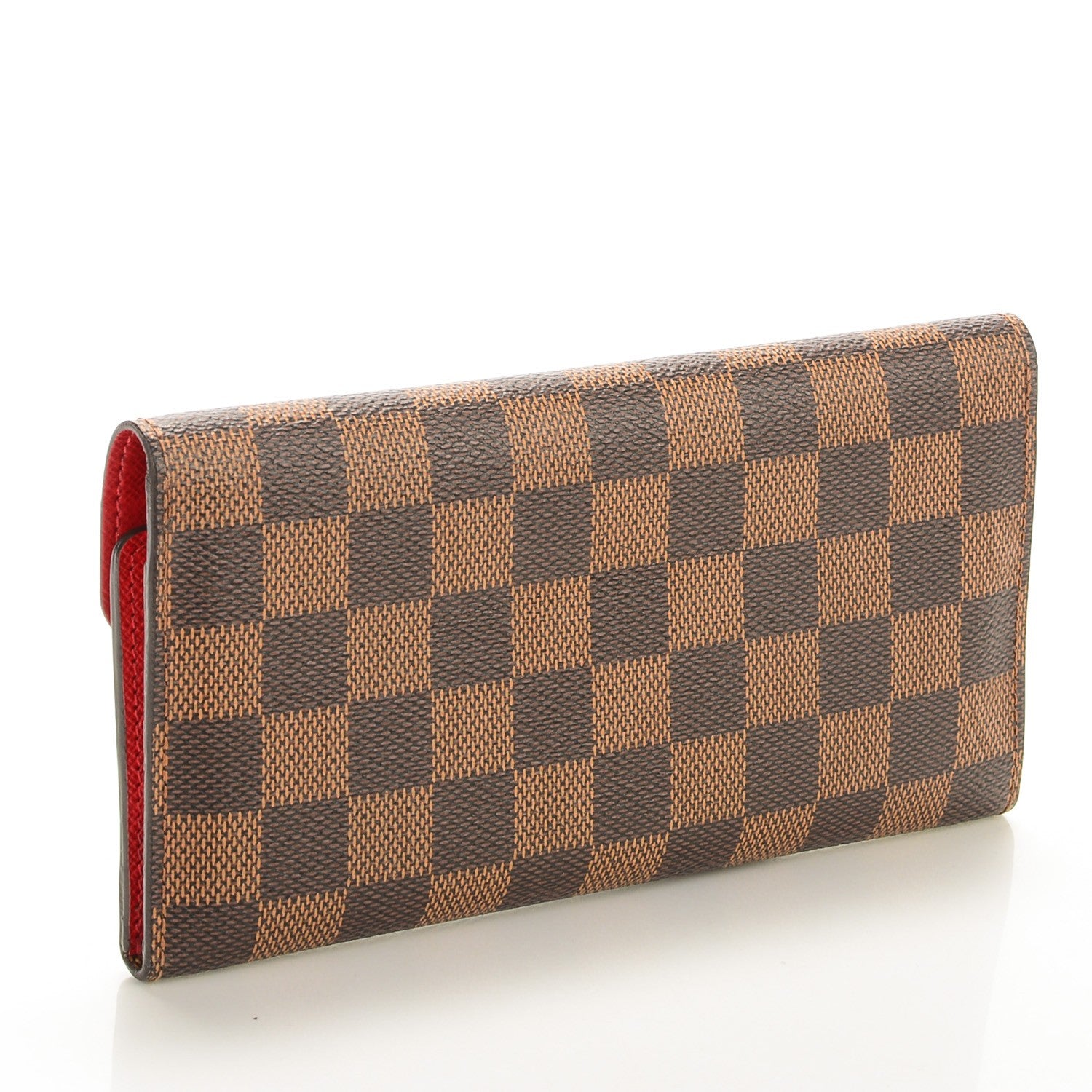 Louis Vuitton Damier Ebene Josephine Wallet Red 3 of 7