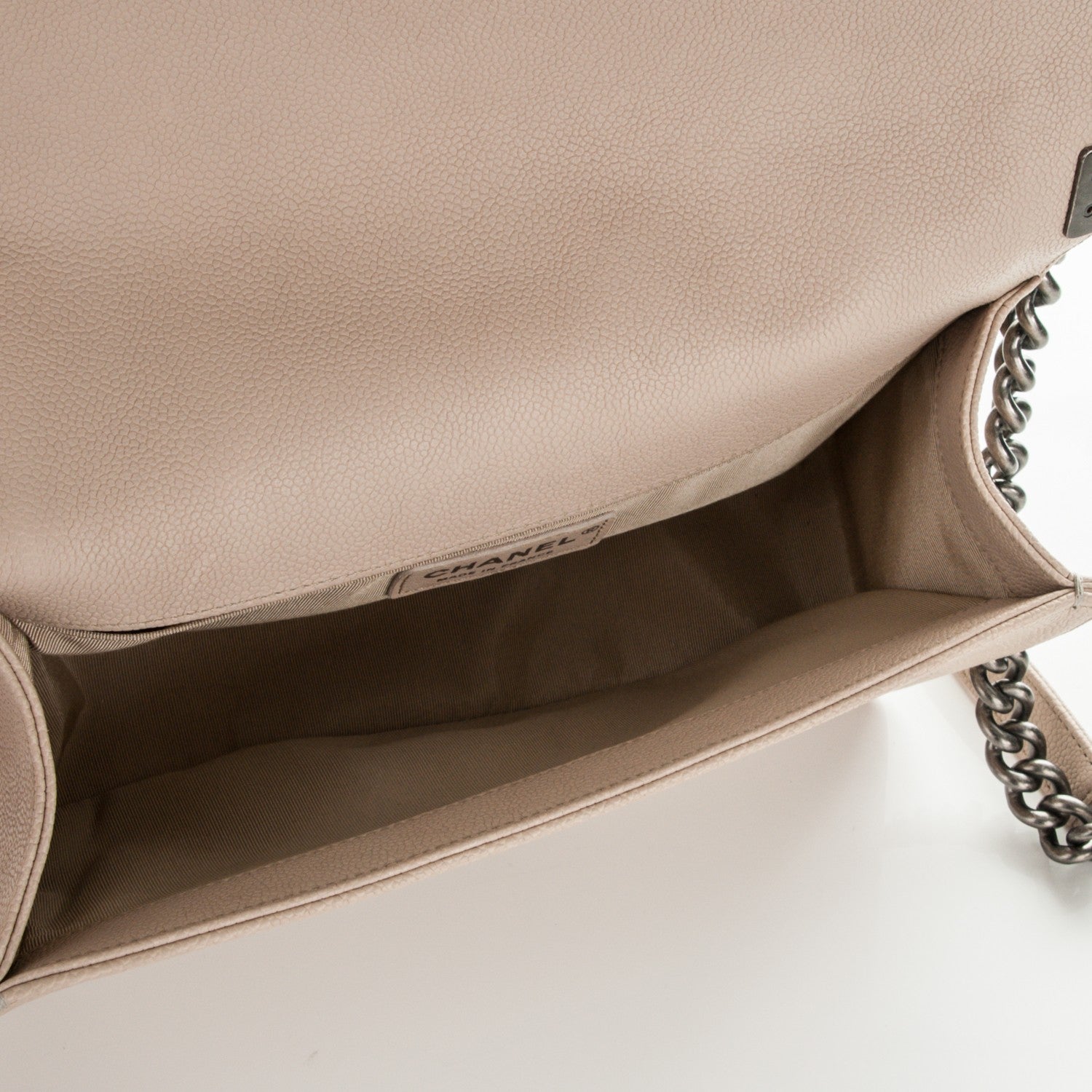 Chanel Caviar Quilted Medium Boy Flap Ivory 5 of 7