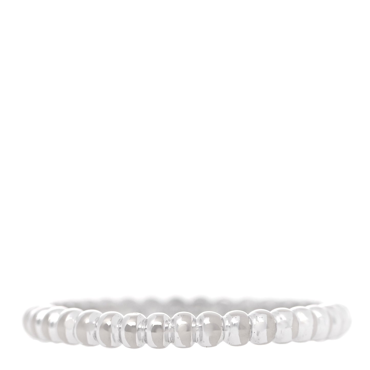 18K White Gold Small Perlee Ring 53 6.5