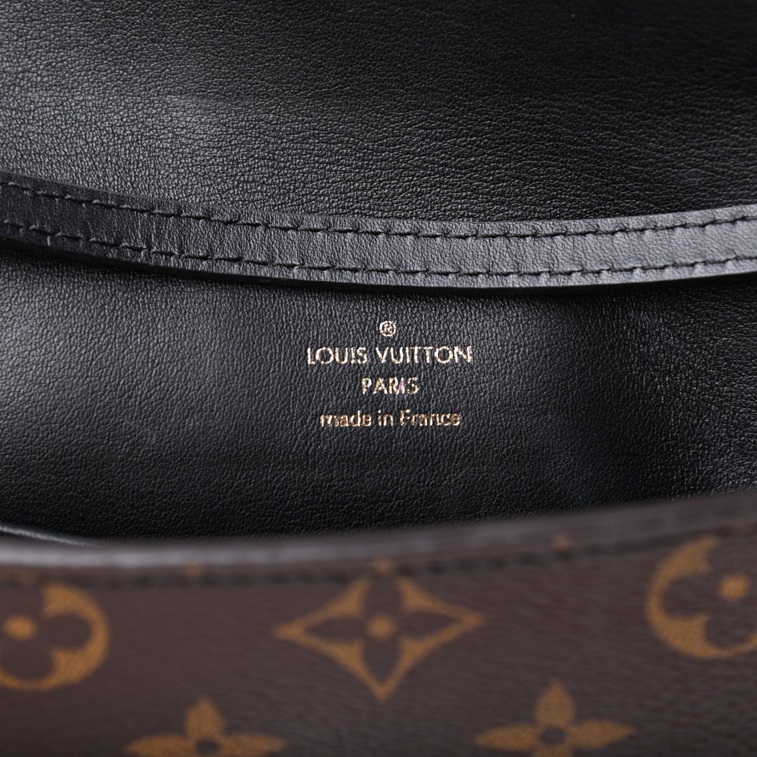Louis Vuitton Calfskin Monogram Column Clutch 6 of 8