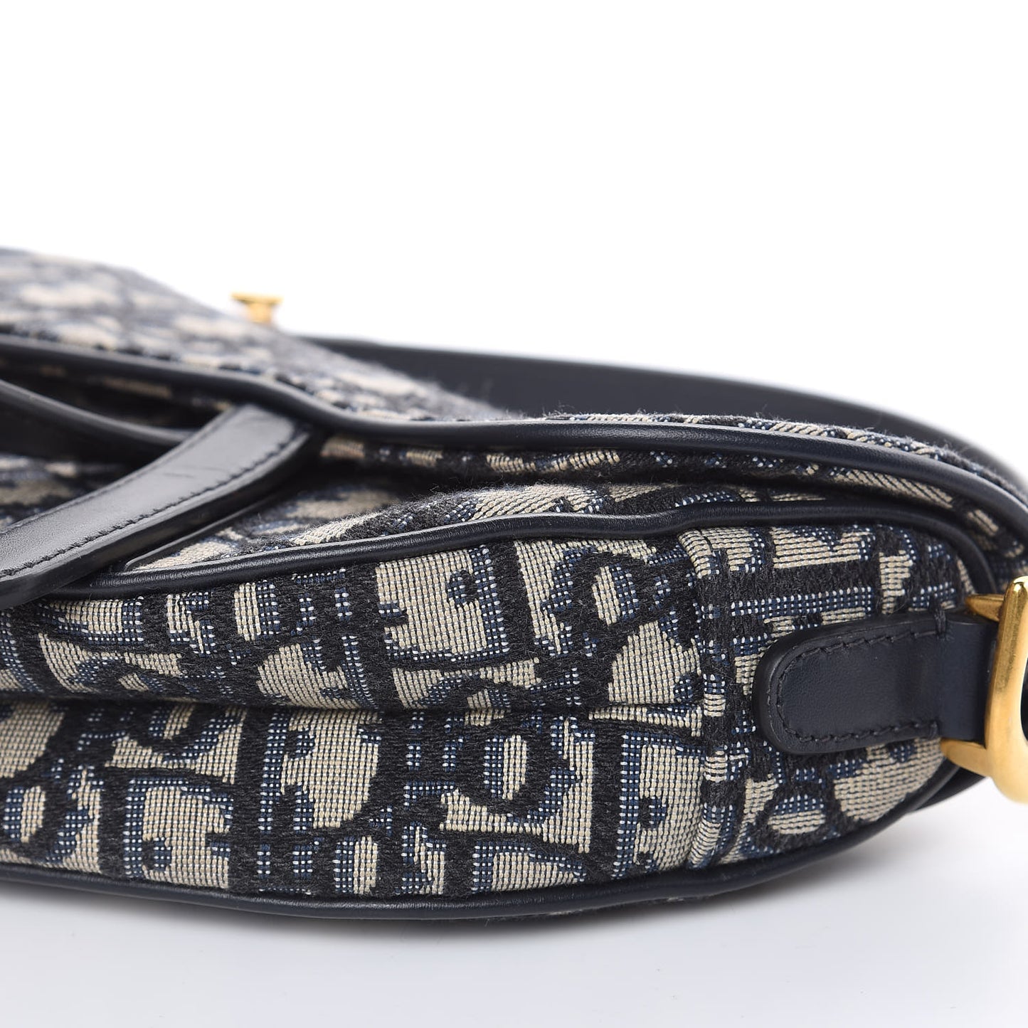 Oblique Mini Saddle Bag Blue