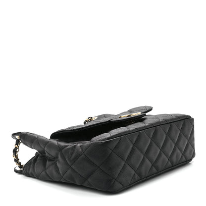 Chanel Caviar Quilted Wavy CC Hobo Black 4 of 11