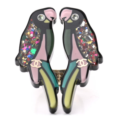 Chanel Resin Parrot CC Ring 52 6 Multicolor 1 of 4