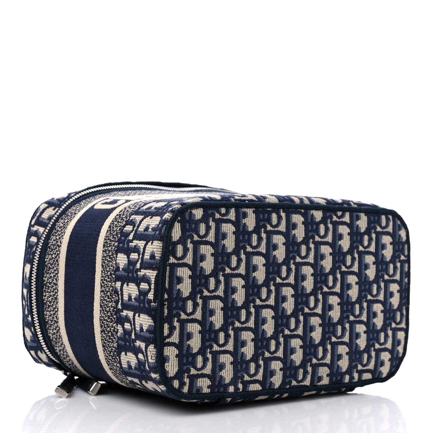 Oblique Diortravel Vanity Case Blue