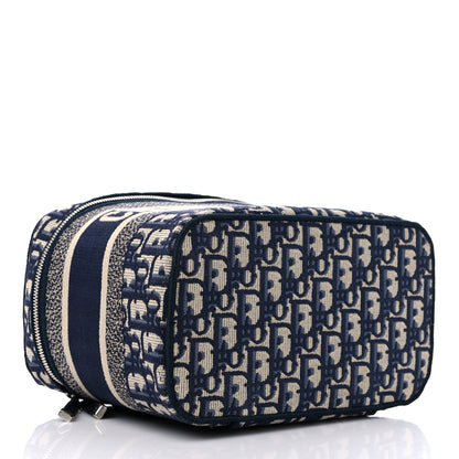 Christian Dior Oblique Diortravel Vanity Case Blue 4 of 10