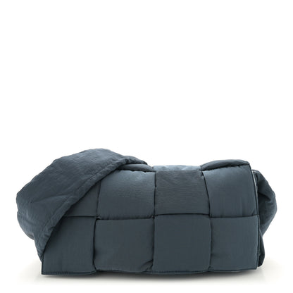 Bottega Veneta Nylon Intrecciato Padded Tech Cassette Bag Deep Blue Pale Blue 1 of 11