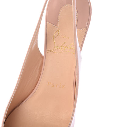 Christian Louboutin Patent Clare Sling 80 Pumps 37.5 Antoinette 6 of 7