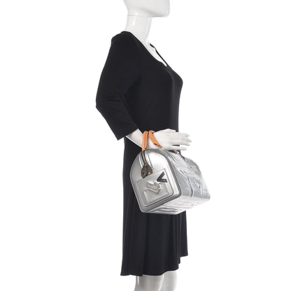 Louis Vuitton Epi Spaceship Embossed Speedy 25 Silver 2 of 9