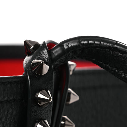 Christian Louboutin Calfskin Empire Spikes East West Cabata Tote Black 18 of 18