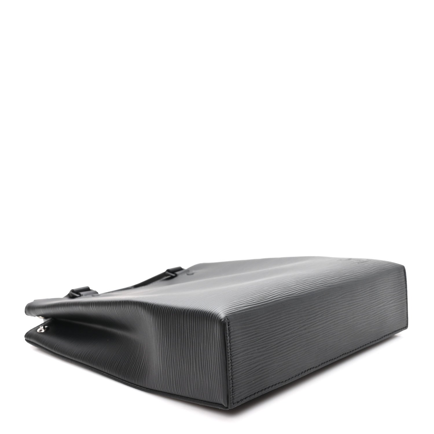 Louis Vuitton Epi Sac Plat Fold Bag Black 4 of 9