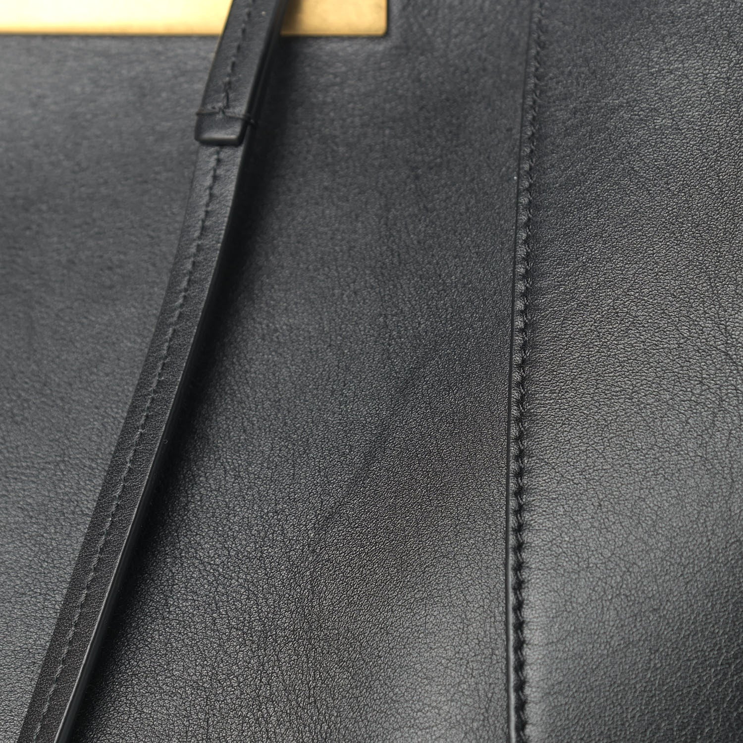 Celine Calfskin Large Clasp Cabas Black 15 of 16