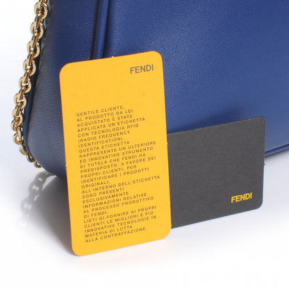 Fendi Nappa Fendista Pouchette Crossbody Iris 4 of 10