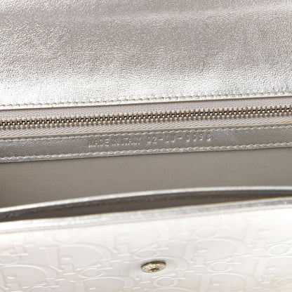 Christian Dior Metallic Patent Ultimate Wristlet Argent 6 of 11