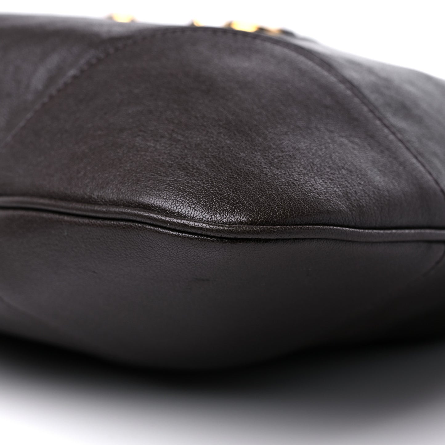 Sakai Be Green Calfskin Horsebit 1955 Cinch Top Messenger Bag Cocoa