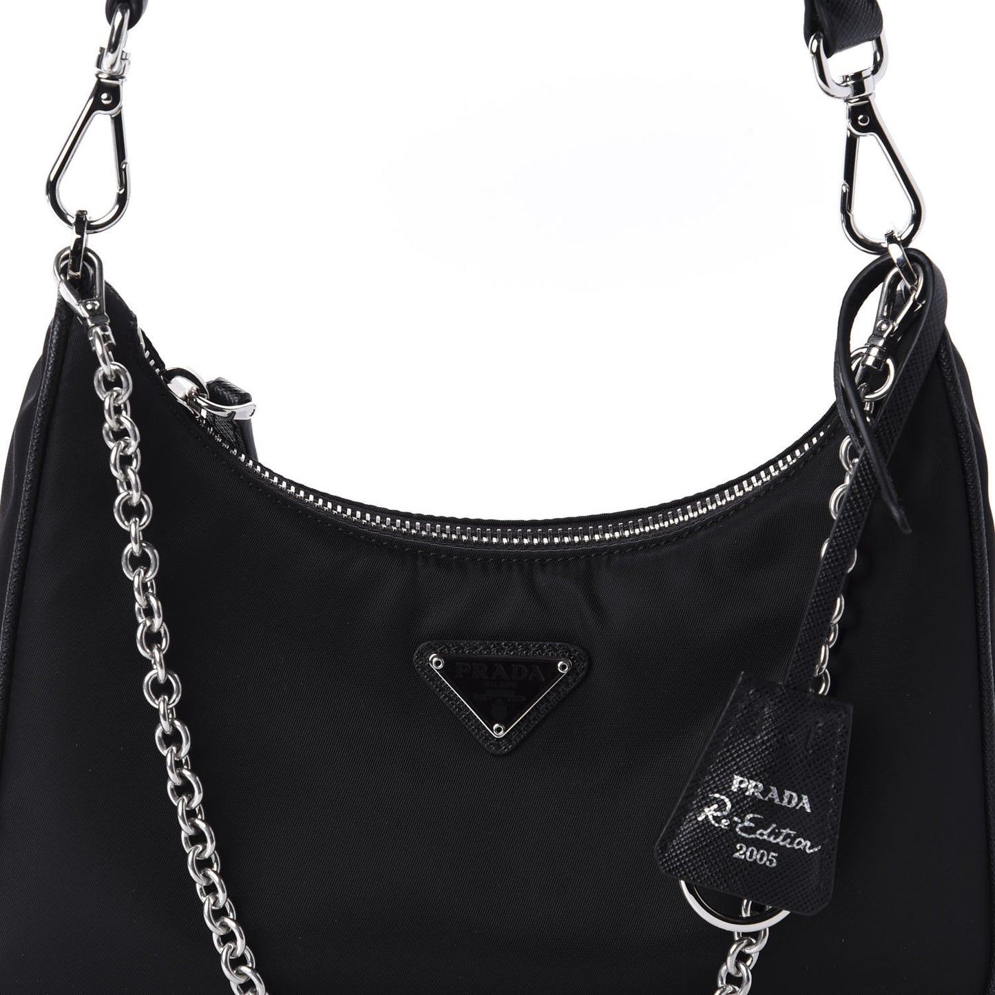 Nylon Re-Edition 2005 Shoulder Bag Black