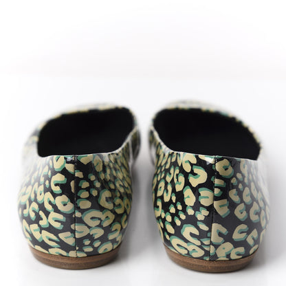 Louis Vuitton Patent Leopard Ballet Flats 40 Blue Infini 6 of 9