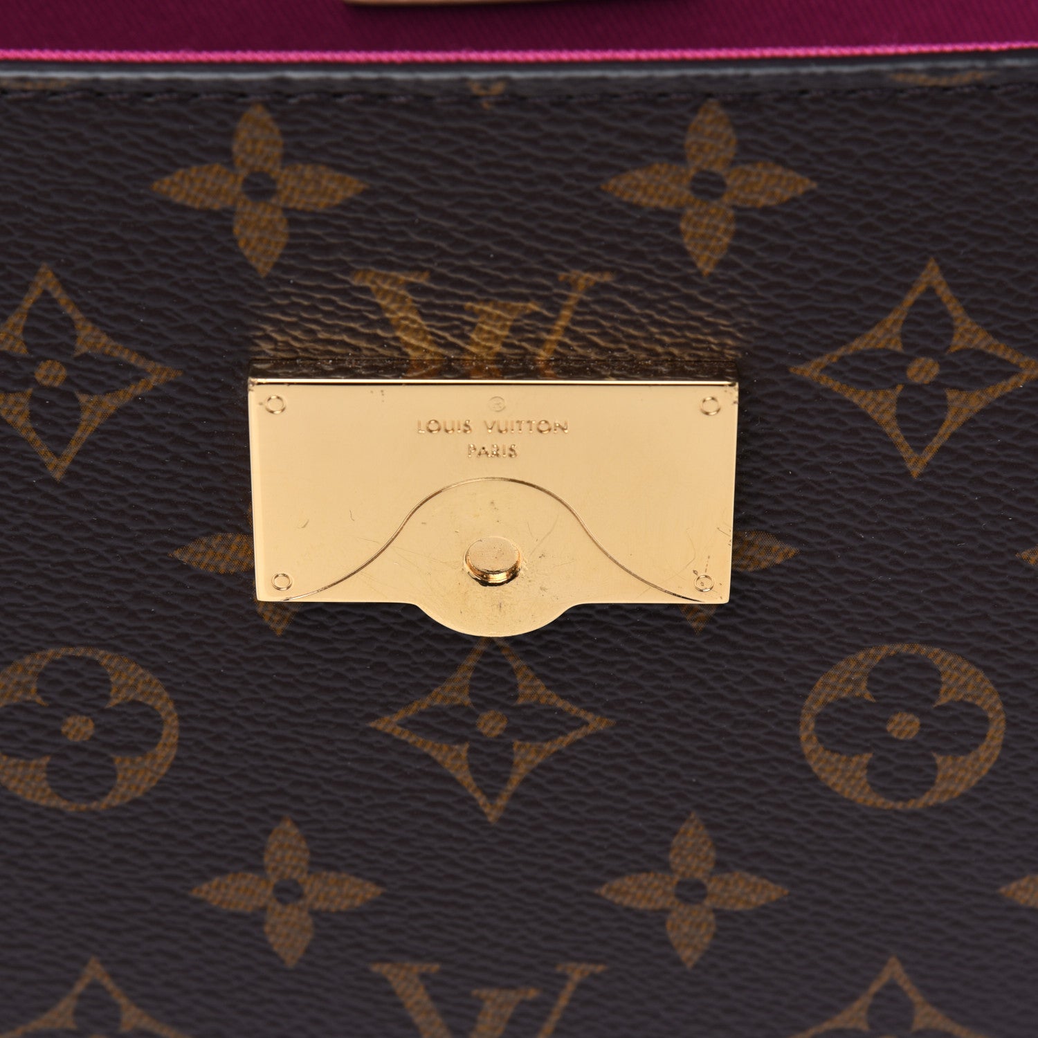Louis Vuitton Monogram Cluny BB Bordeaux Fuchsia 8 of 13