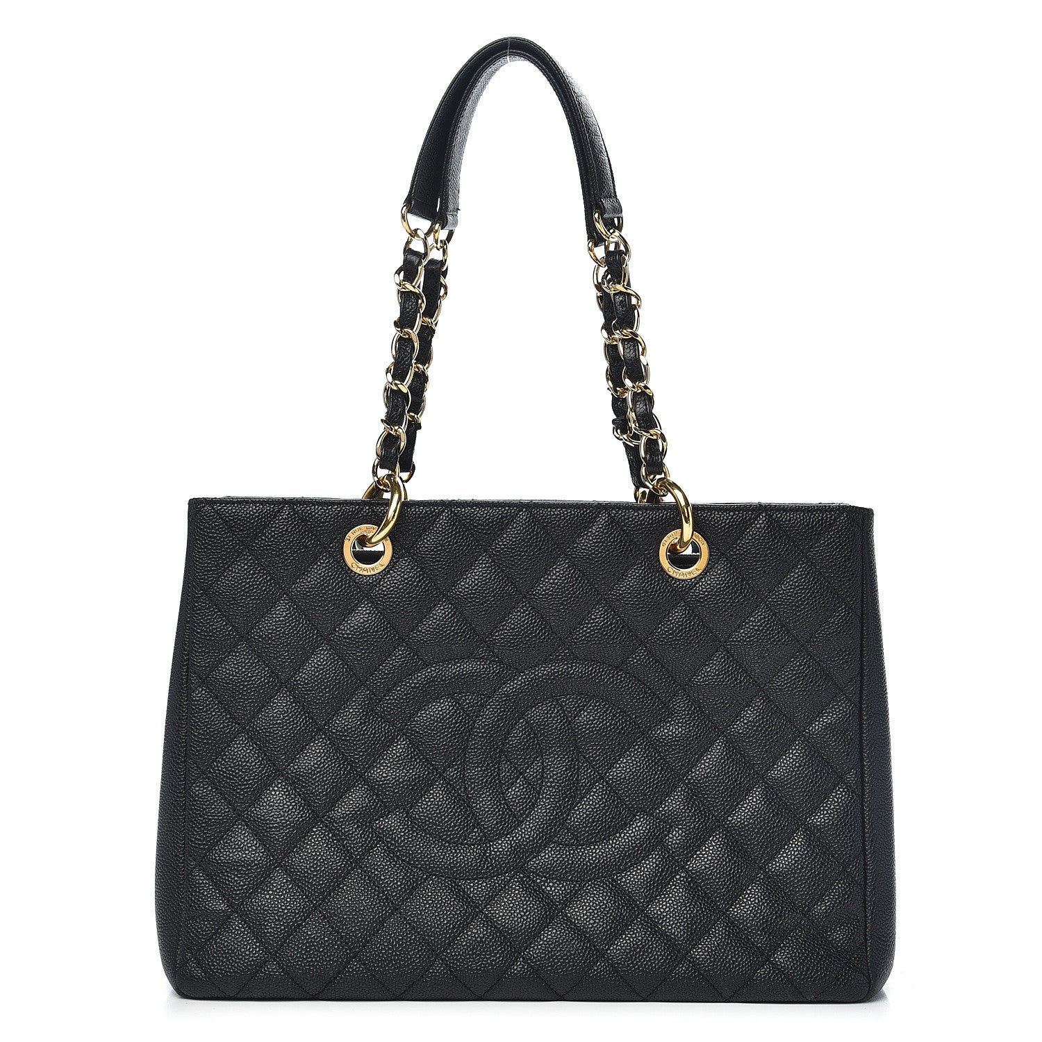 Chanel Caviar Quilted Grand Shopping Tote GST Black 1 of 11