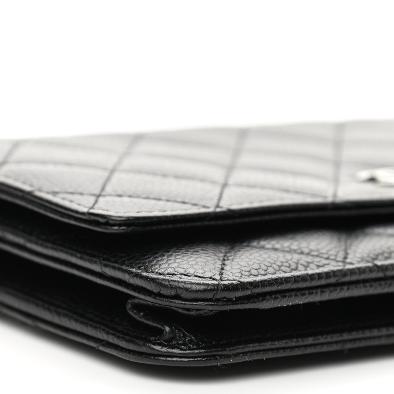 Chanel Caviar Quilted Wallet On Chain WOC Black 10 of 12