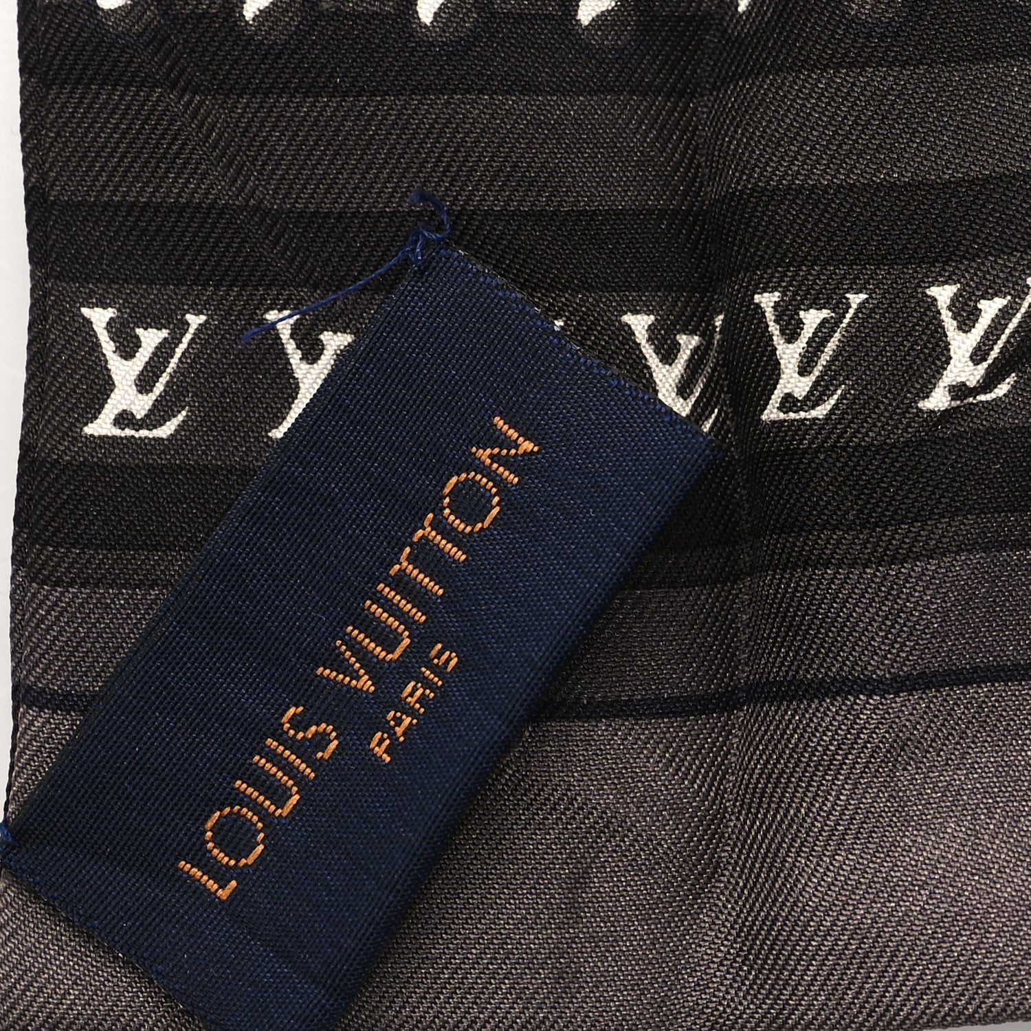 Louis Vuitton Silk Monogram LV World Bandeau Brown 3 of 3