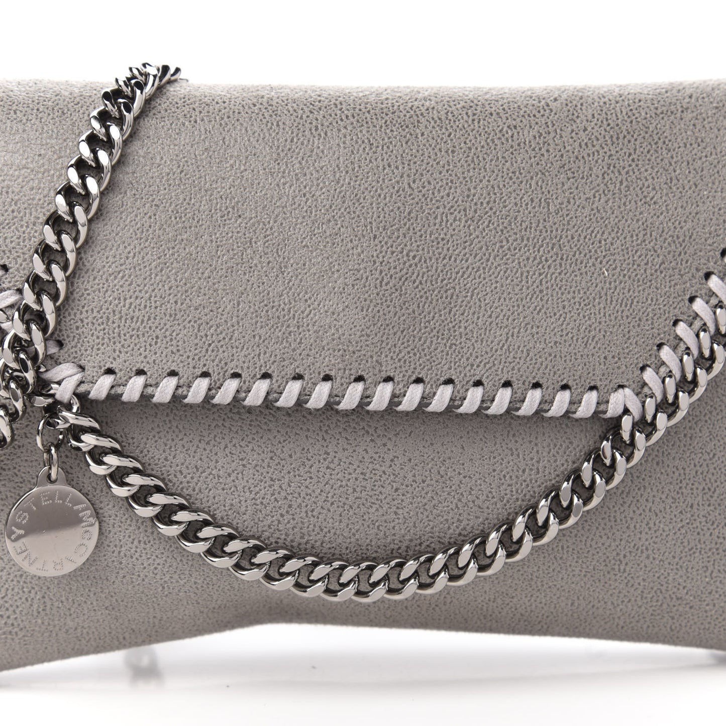 Shaggy Deer Mini Falabella Crossbody Bag Grey