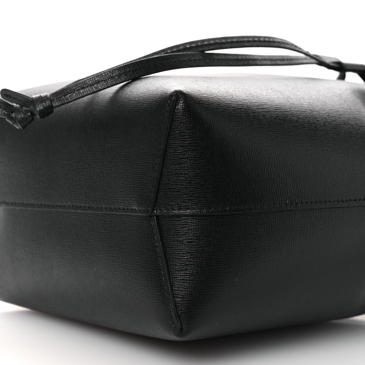 Mansur Gavriel Calfskin Mini Bucket Bag Black Flamma 10 of 10