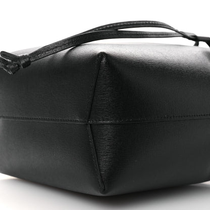 Mansur Gavriel Calfskin Mini Bucket Bag Black Flamma 10 of 10