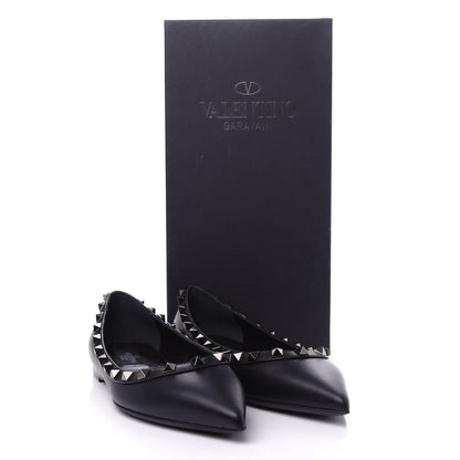 Valentino Garavani Nappa Rockstud Ballerina Flats 36.5 Black 11 of 11