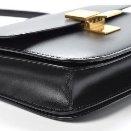 Celine Box Calfskin Medium Classic Box Flap Bag Black 5 of 9