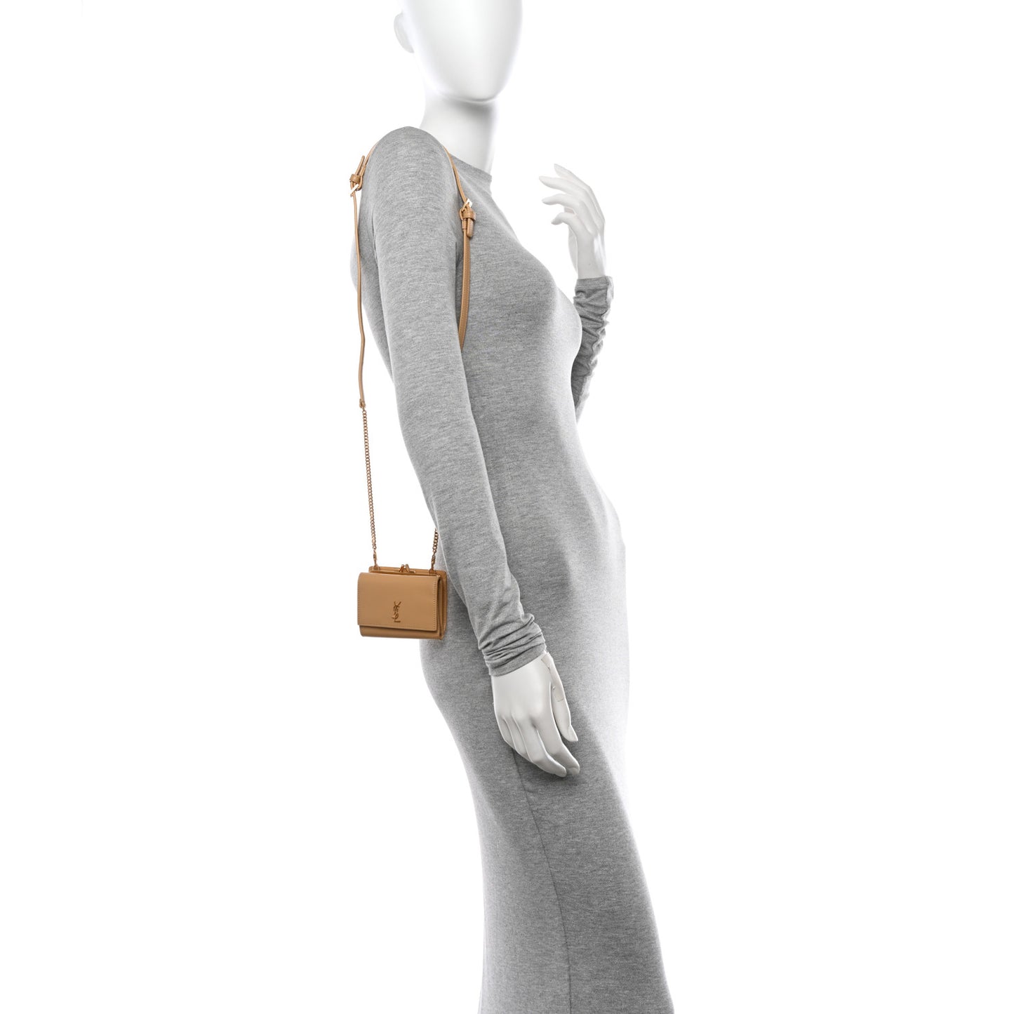 Smooth Calfskin Monogram Rider Belt Bag Dark Beige