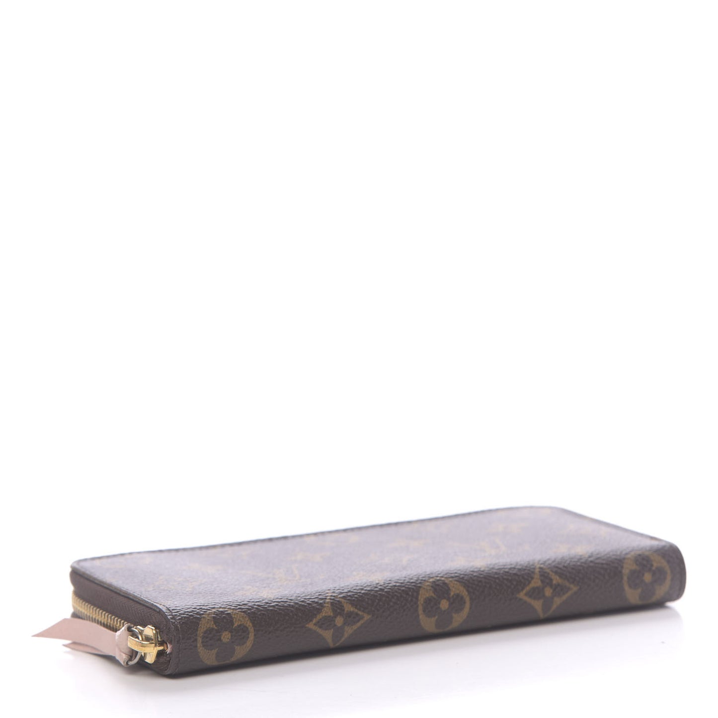 Monogram Clemence Wallet Rose Ballerine
