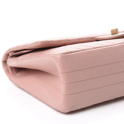 Chanel Aged Calfskin Chevron Quilted 2.55 Reissue 226 Flap Light Pink 6 of 10