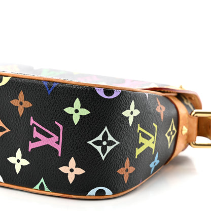 Louis Vuitton Monogram Multicolor Sologne Black 9 of 10