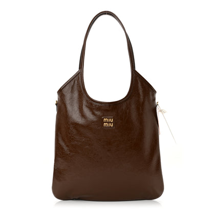 Miu Miu Vernice Naplak Ivy Tote Palissandro 1 of 11