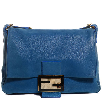 Fendi Vitello Savana Big Forever Mama Baguette Carta Zucchero Tartaruga Natural 1 of 10
