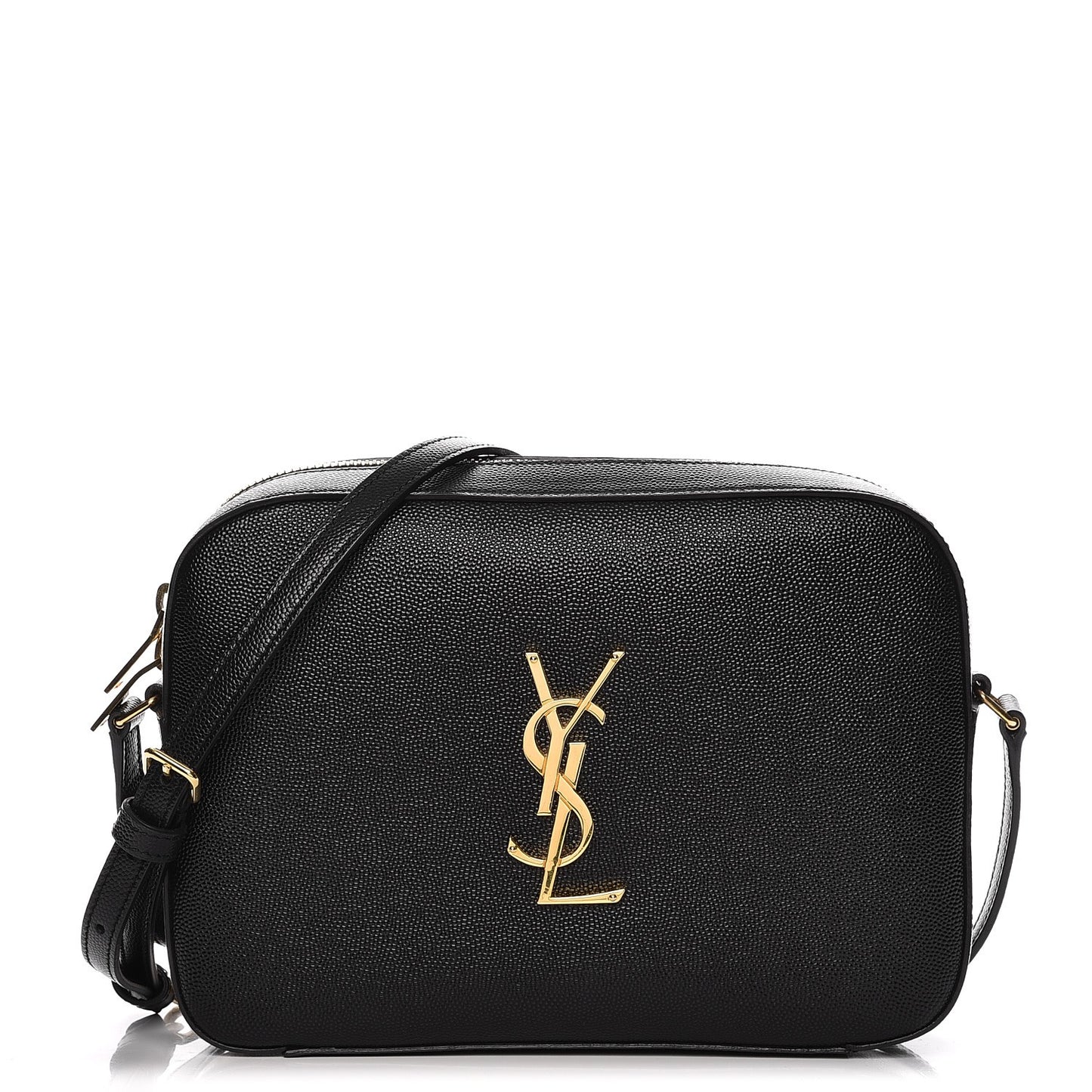 Grain De Poudre Medium Classic Monogram Camera Bag Black