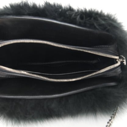 Louis Vuitton Fox Fur Lambskin Pochette Chaine Renard Vert Fonce 4 of 8