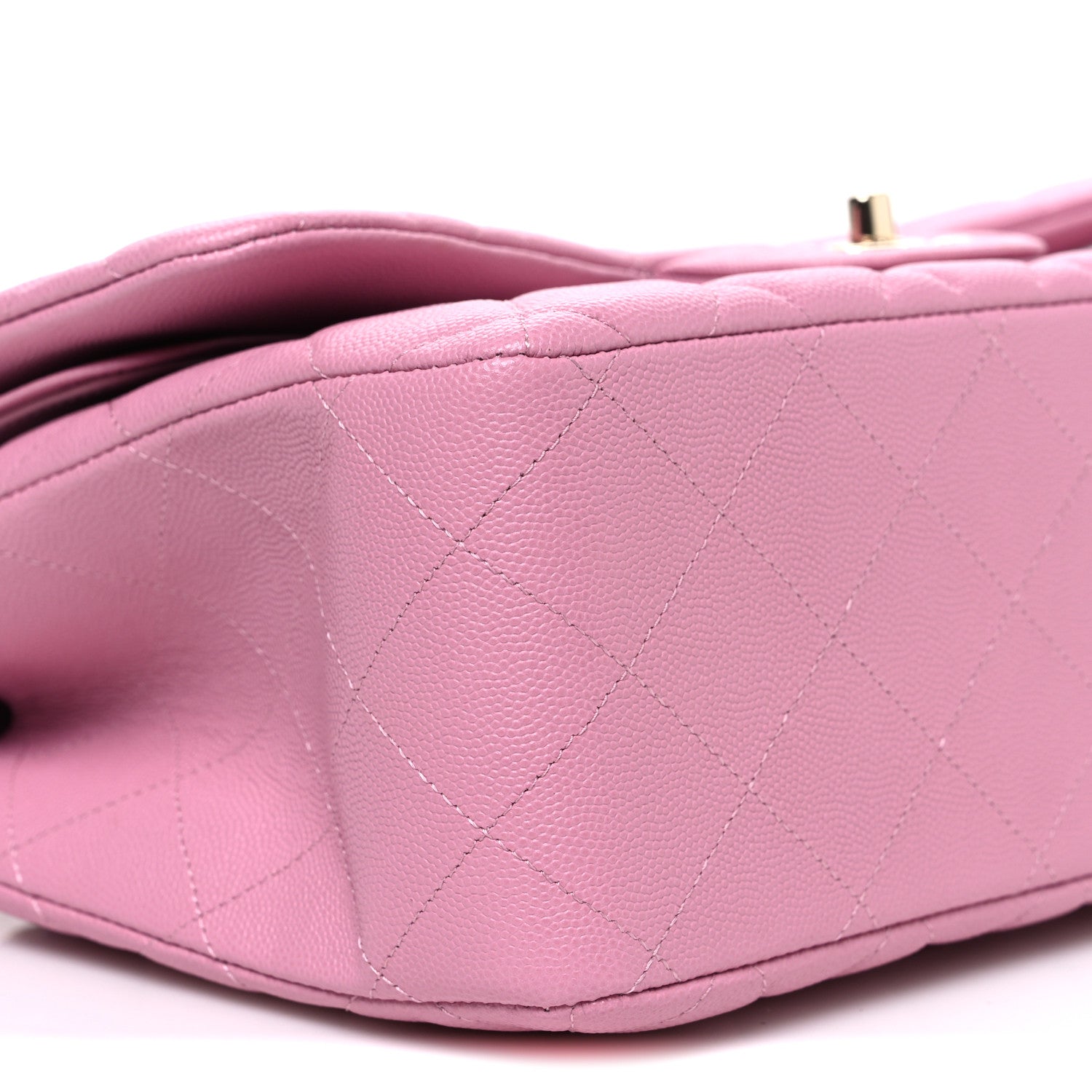 Chanel Caviar Quilted Jumbo Double Flap Pink 9 of 11