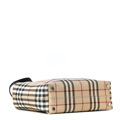 Burberry House Check Small Tote Black 3 of 4