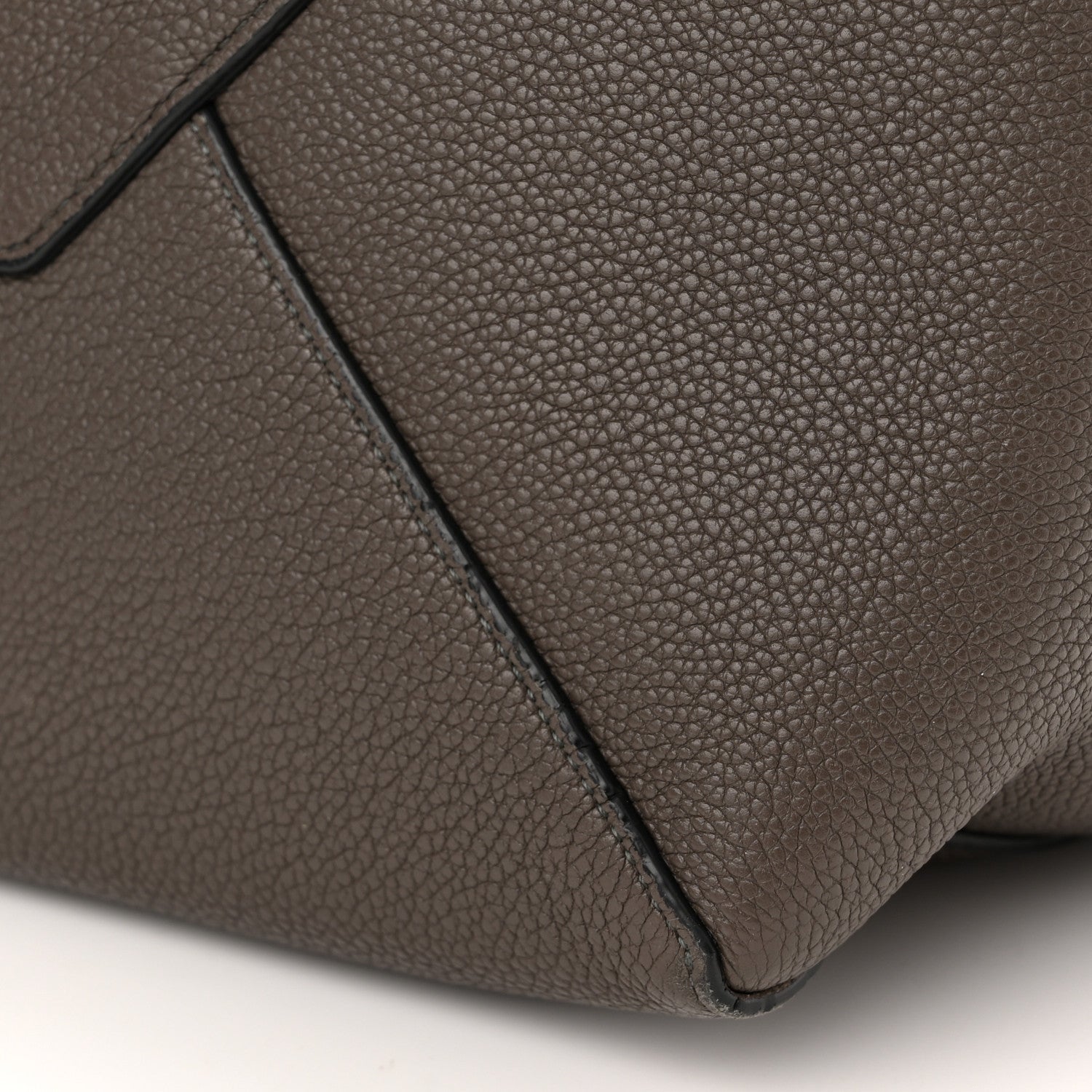 Celine Soft Grained Calfskin Small Belt Cabas Phantom Taupe 12 of 13