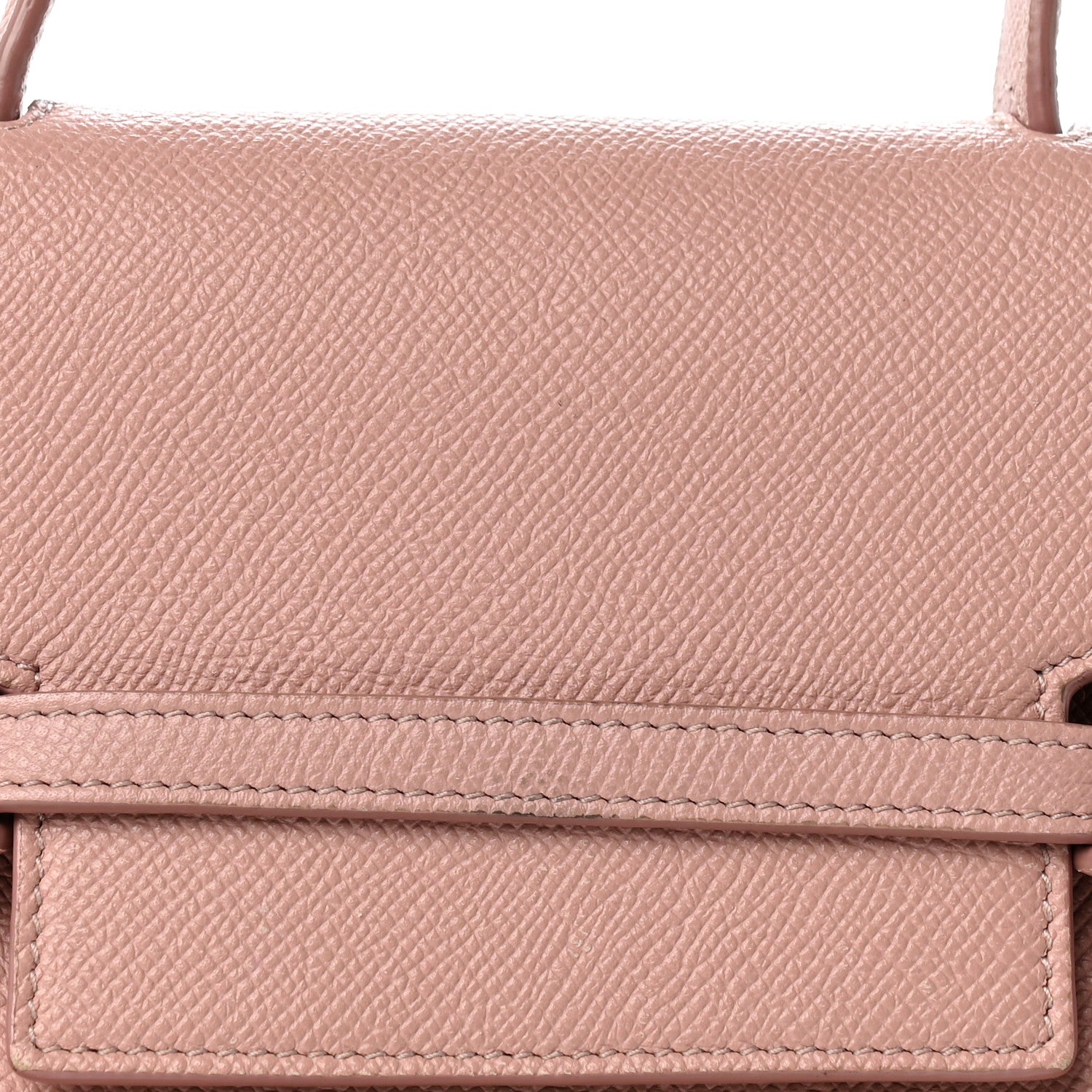 Celine Grained Calfskin Nano Belt Bag Vintage Pink 9 of 13