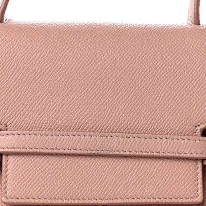Celine Grained Calfskin Nano Belt Bag Vintage Pink 9 of 13