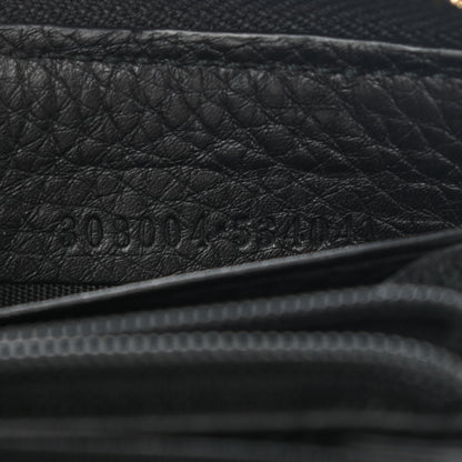 Gucci Pebbled Calfskin Soho Zip Around Wallet Black 7 of 8