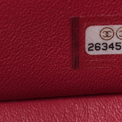 Chanel Caviar Quilted Jumbo Double Flap Red 13 of 15