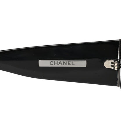 Chanel Oval Sunglasses 5411-A Black 6 of 8