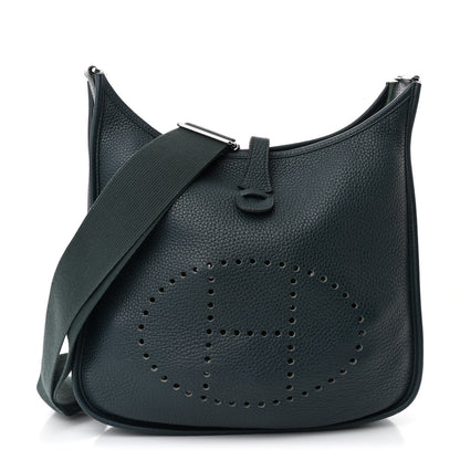 Hermes Taurillon Clemence Evelyne III PM Vert Cypress 1 of 12