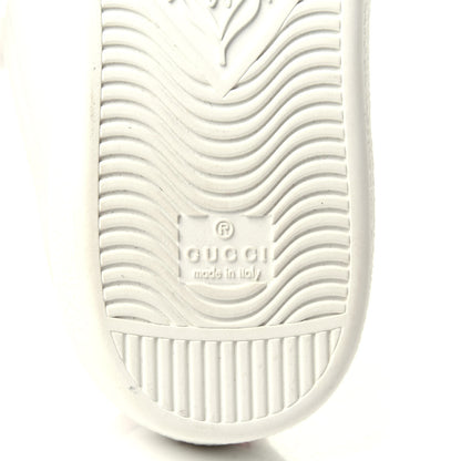 Gucci Calfskin Ayers Web Tiger Embroidered Mens Ace Sneakers 8.5 White 8 of 15
