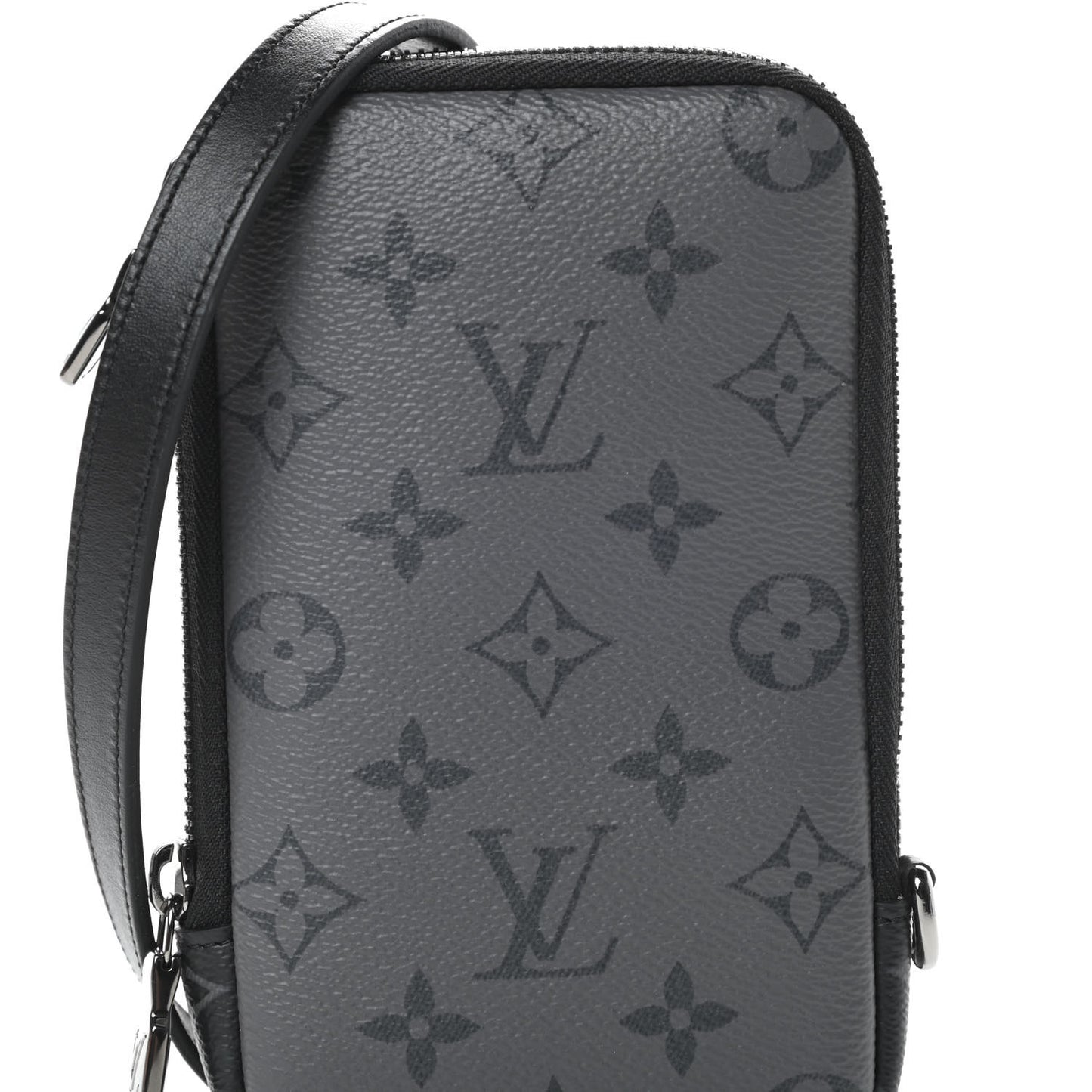 Monogram Eclipse Reverse Double Phone Pouch