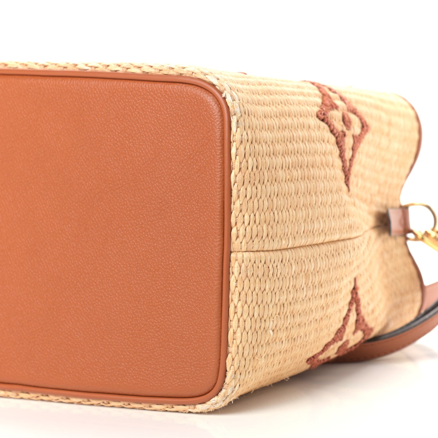 Louis Vuitton Raffia Calfskin Monogram Neonoe MM Tan 8 of 10